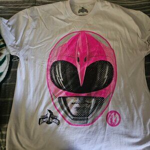 Vintage Pink Power Ranger Graphic Shirt